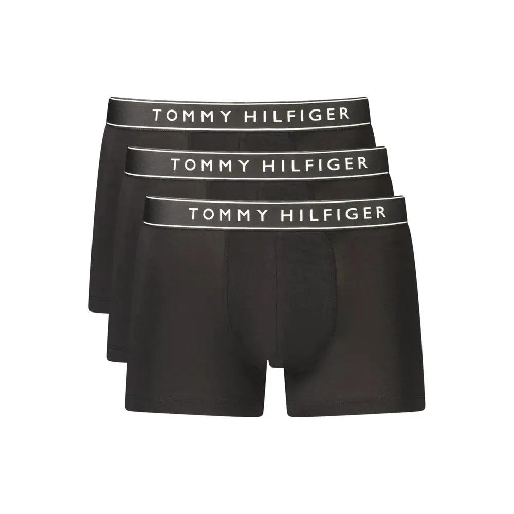 Caleçon boxer Tommy Hilfiger noir en coton pour homme