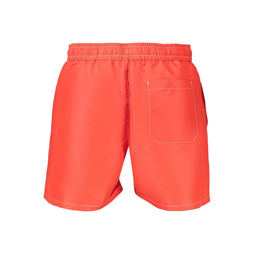 Tommy Hilfiger Short de Bain Homme en Polyester Rouge