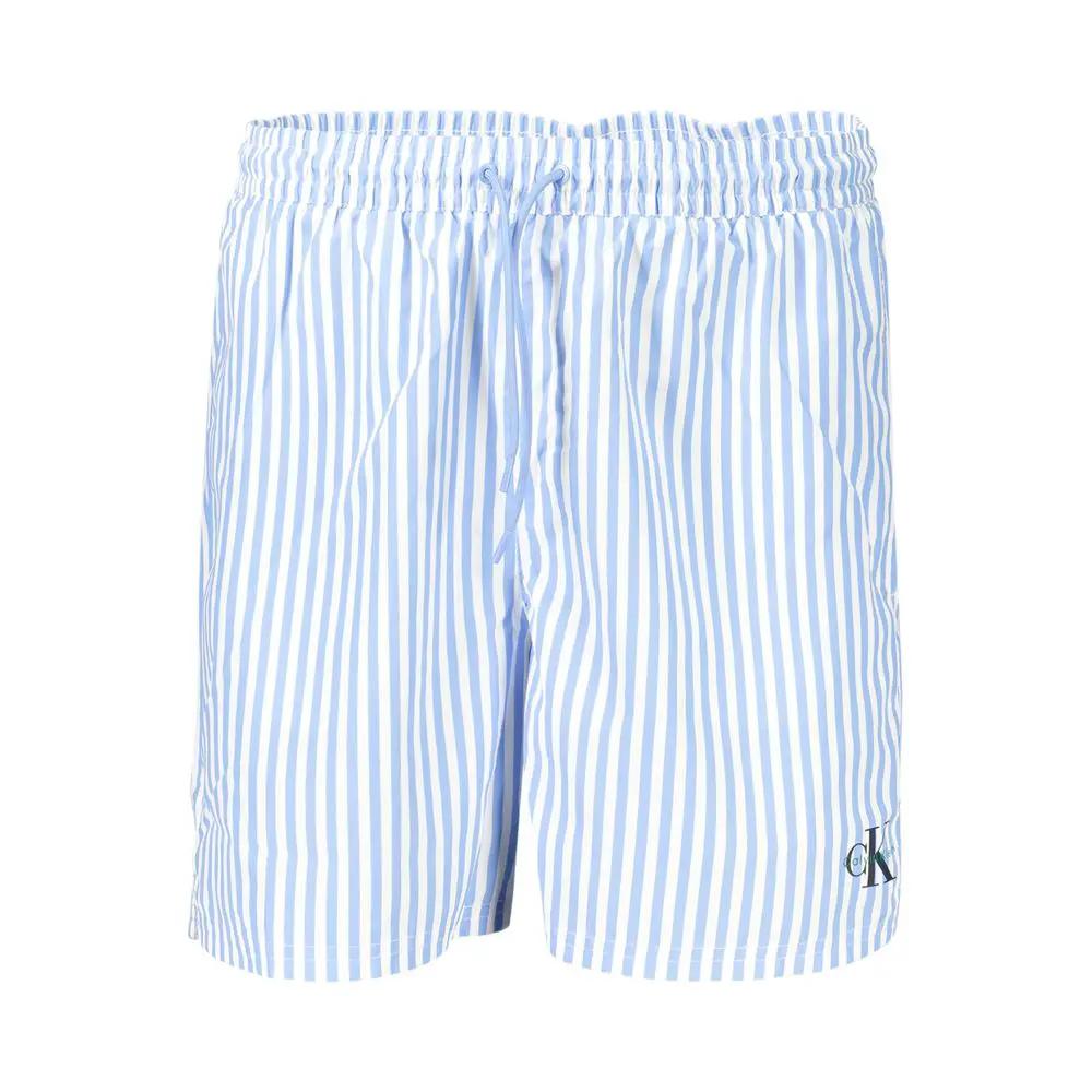 Maillot de bain en polyester bleu Calvin Klein pour homme