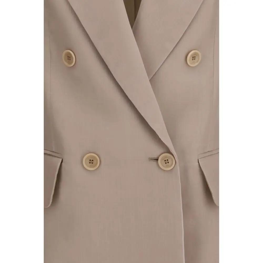 Max Mara Beige Silk Clothing