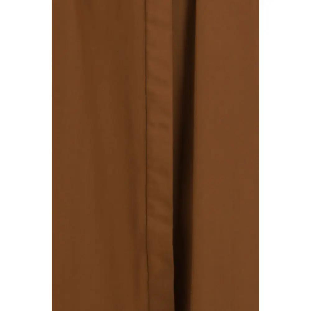 Max Mara Brown Cotton Casual Dress