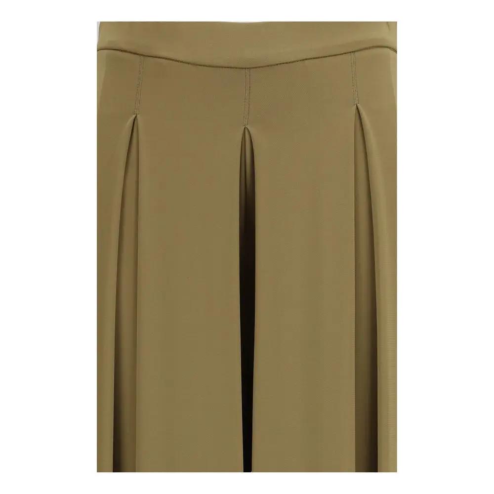 Pantalon décontracté en viscose bicolore Pure Max Mara