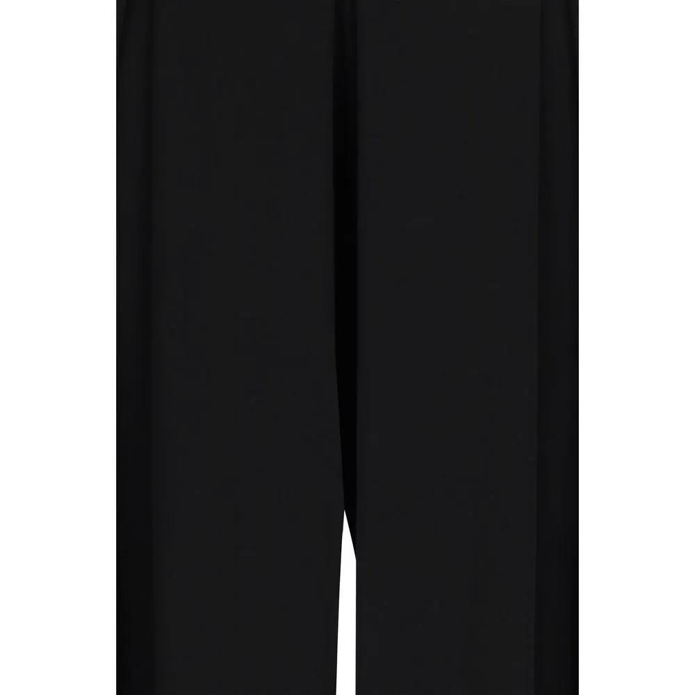 Pantalon décontracté Max Mara en pure viscose noire