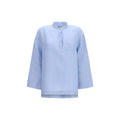 Chemise-Robe en Lin Bleue 'S Max Mara