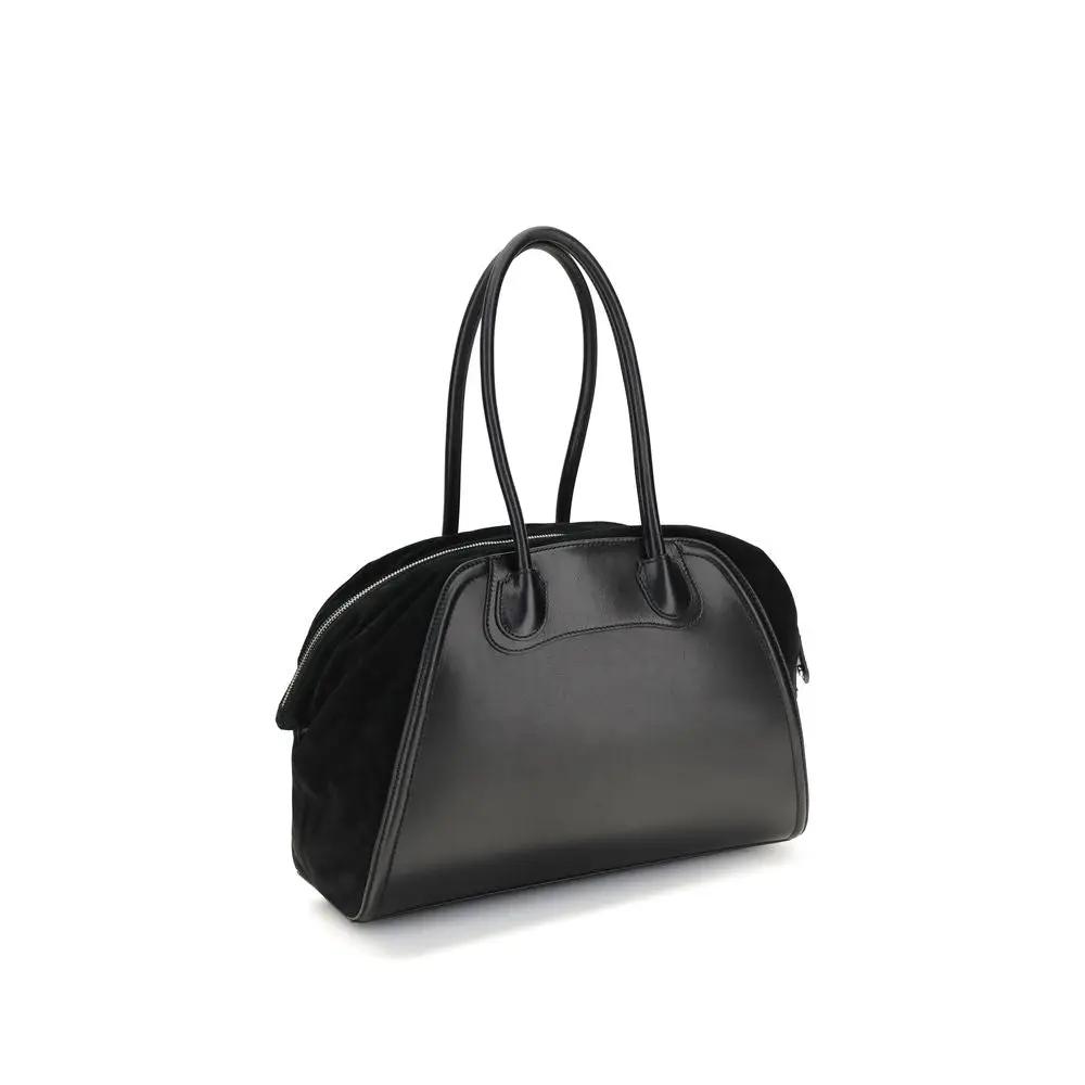 Sac bandoulière Bos Taurus en cuir de veau noir Vivienne Westwood