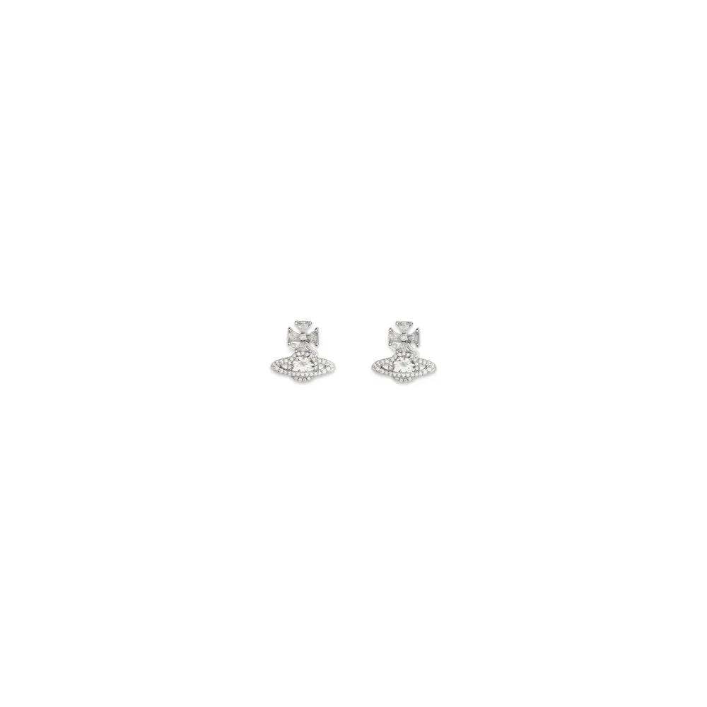 Boucles d'oreilles en métal argenté Vivienne Westwood