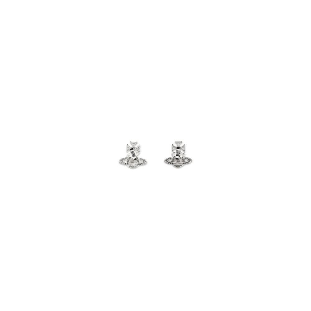 Boucles d'oreilles en métal argenté Vivienne Westwood