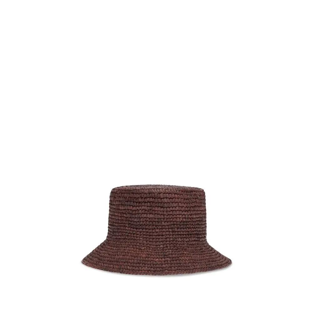 Chapeau Bob Vivienne Westwood en Raphia Marron