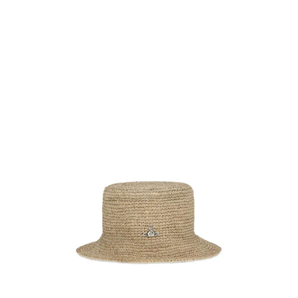 Bob Vivienne Westwood en raphia beige