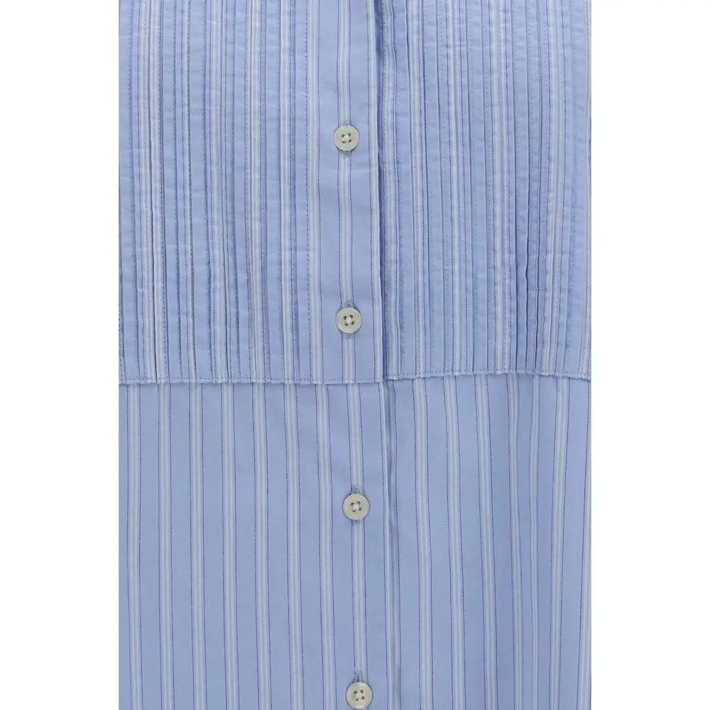 Chemise SOSUE en coton bleu à motifs