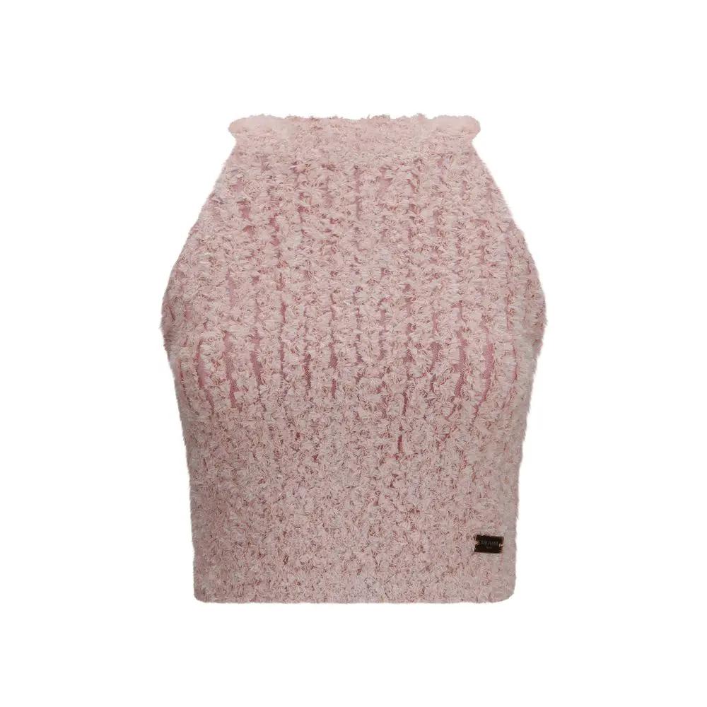 T-shirt sans manches Balmain multicolore en viscose