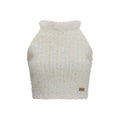 T-shirt sans manches Balmain en viscose blanche