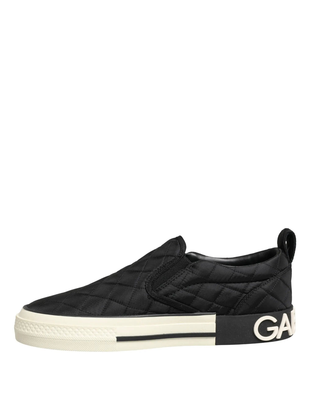 Baskets basses matelassées noires Dolce &amp; Gabbana