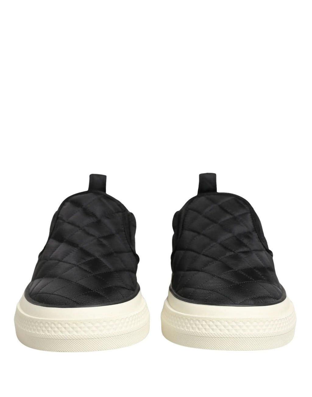 Baskets basses matelassées noires Dolce &amp; Gabbana
