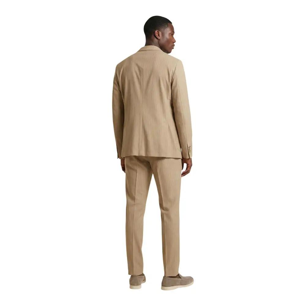 Ensemble deux pièces en polyester beige Mulish