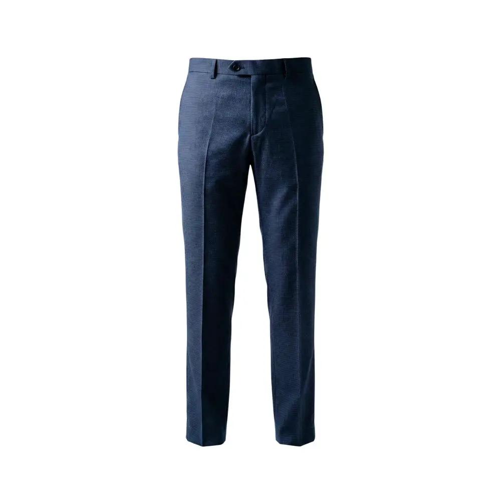 Mulish Blue Polyester Two-Piece Suit