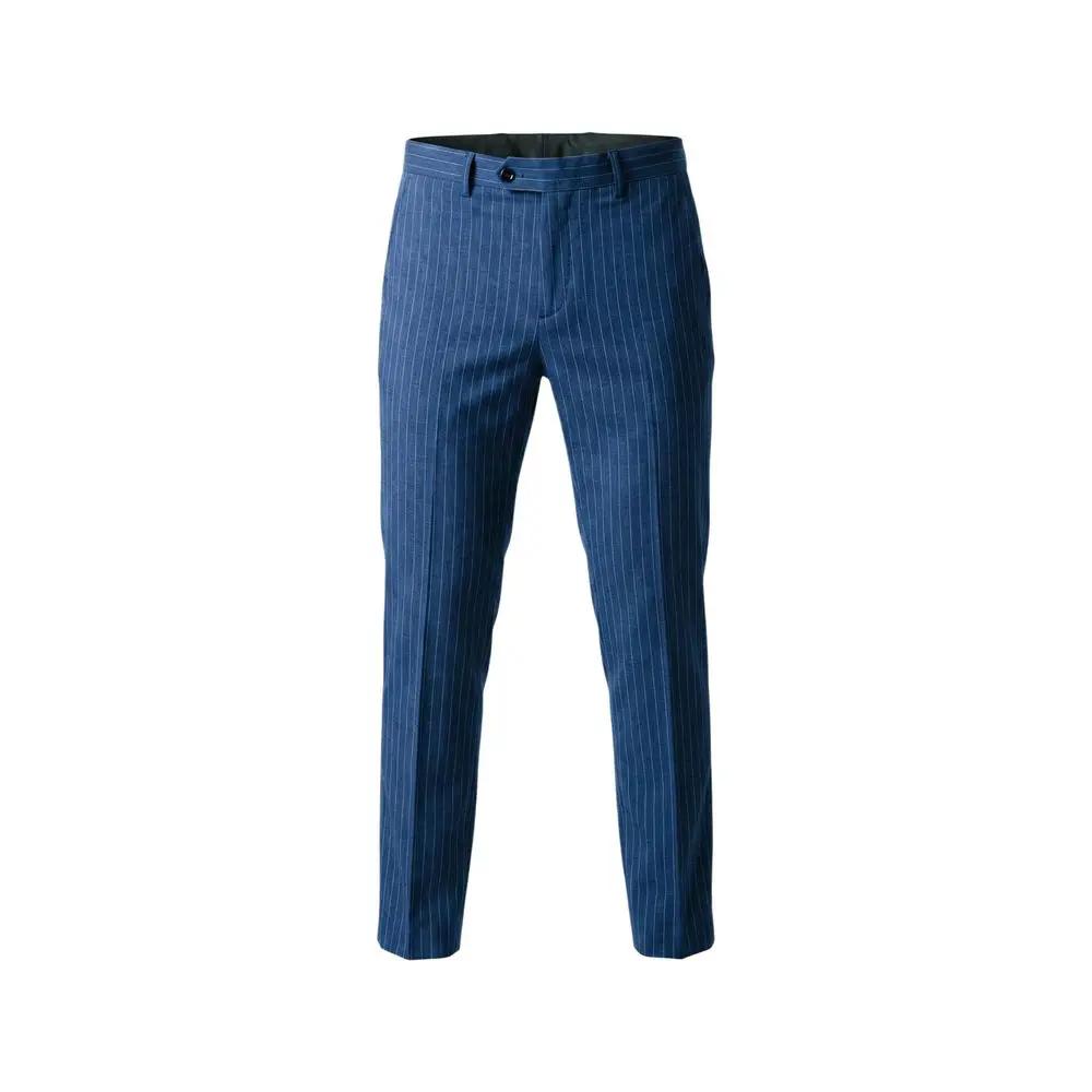 Costume deux pièces en polyester bleu rebelle