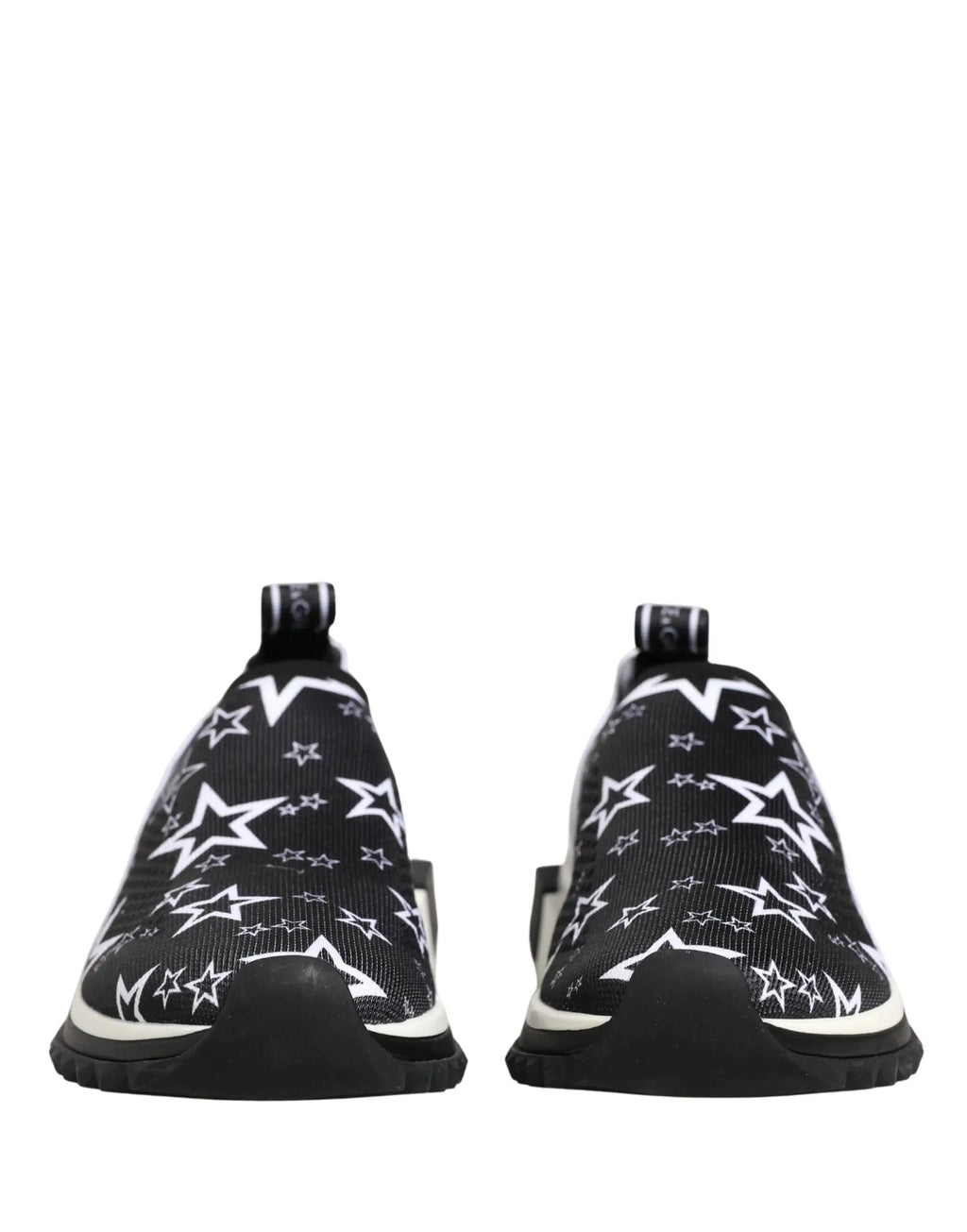 Chaussures sneakers SORRENTO Dolce & Gabbana noires à logo étoiles