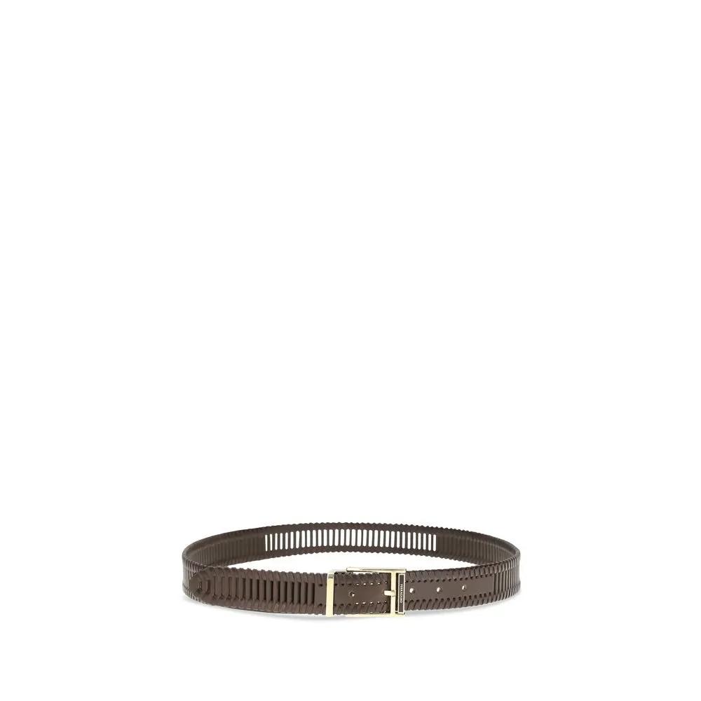 Ceinture Ferragamo Bos Taurus Regular en cuir de veau marron