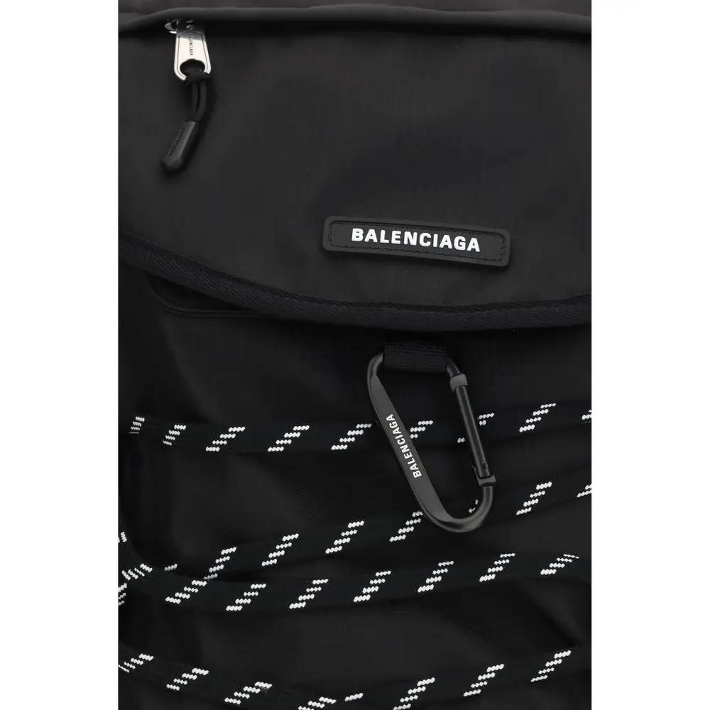 Sac à bandoulière Balenciaga en nylon noir