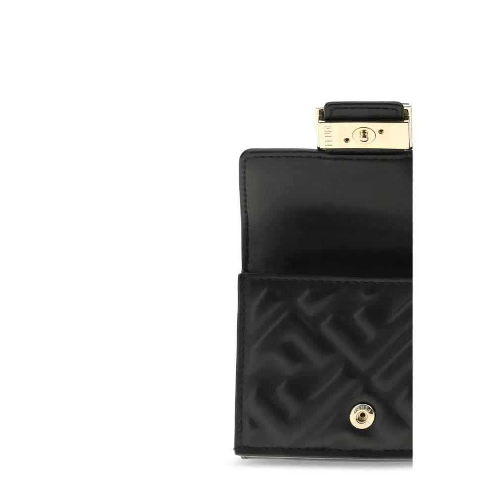 Portefeuille Fendi Black Lamb Ovis Aries