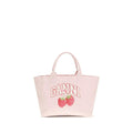 Sac bandoulière Ganni en coton multicolore