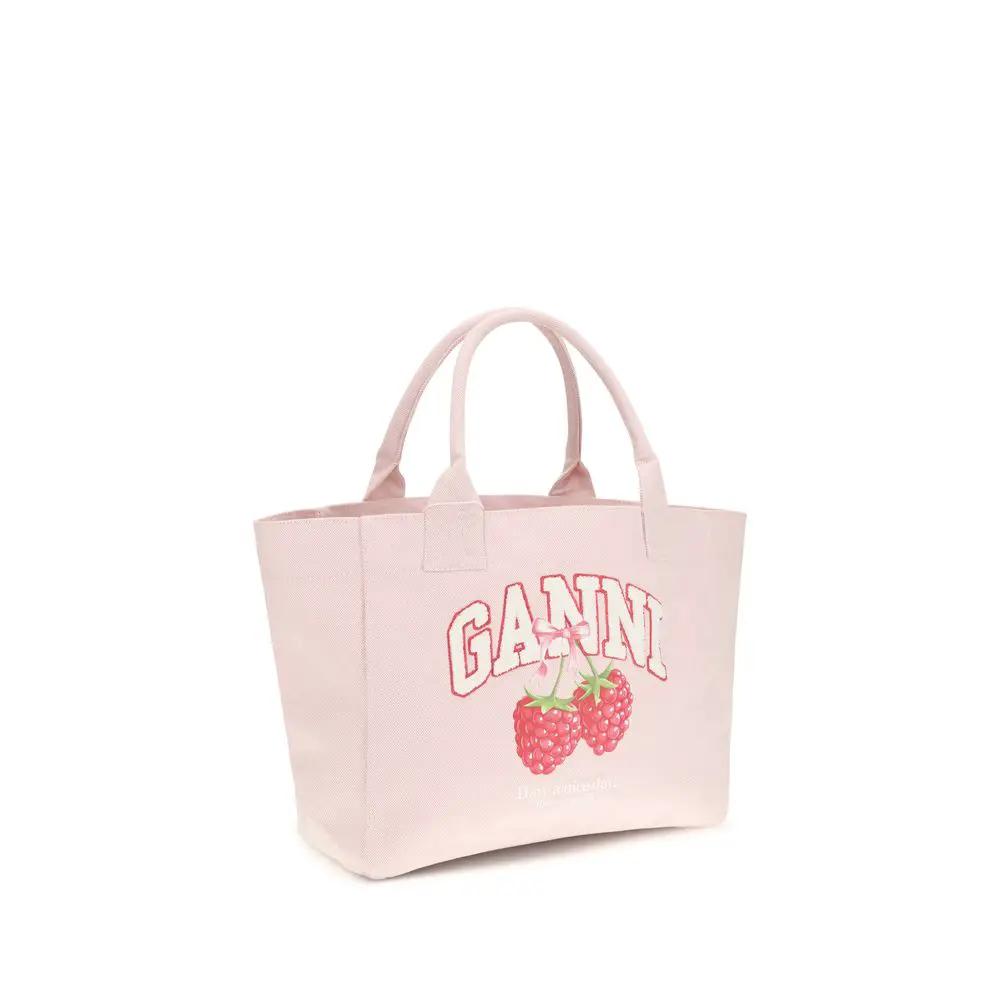 Sac bandoulière Ganni en coton multicolore