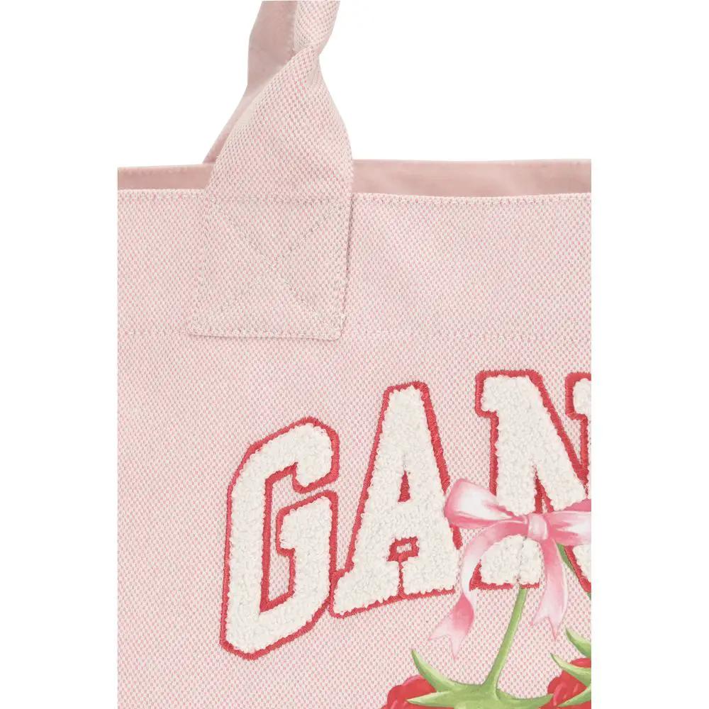 Sac bandoulière Ganni en coton multicolore