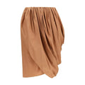 Jupe midi Chloé en coton beige