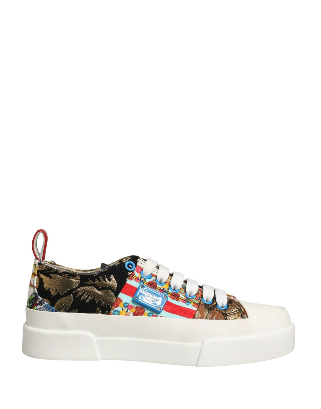 Baskets basses Dolce &amp; Gabbana multicolores patchwork