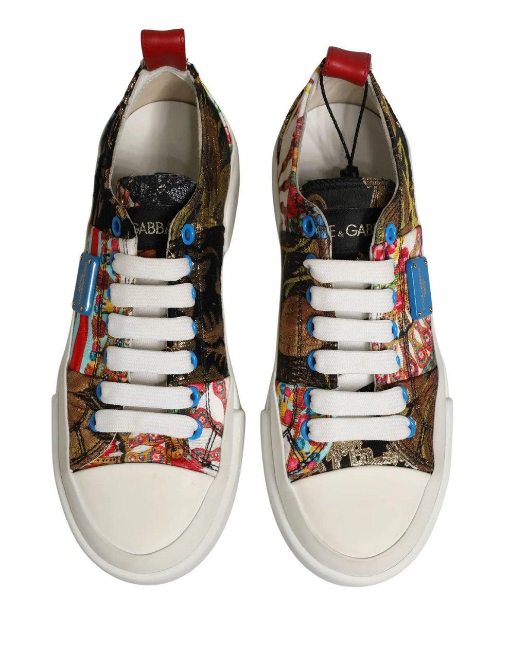 Baskets basses Dolce &amp; Gabbana multicolores patchwork
