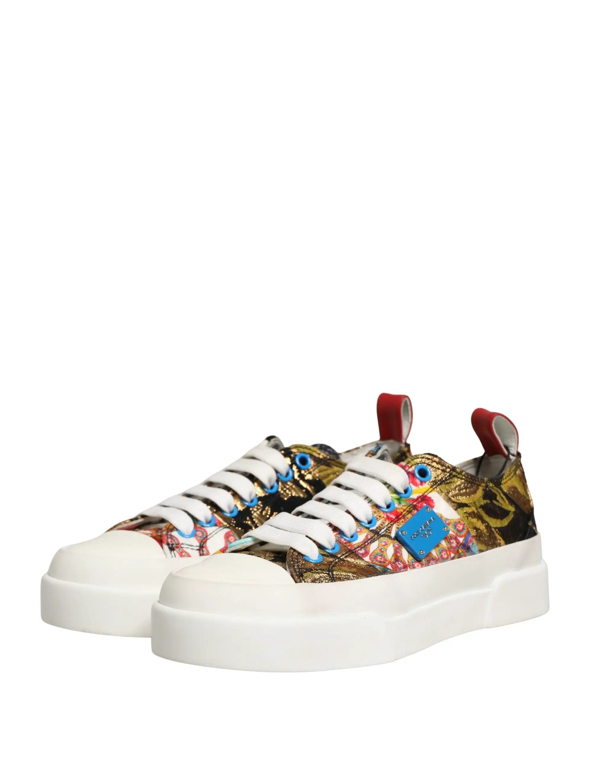 Baskets basses Dolce &amp; Gabbana multicolores patchwork