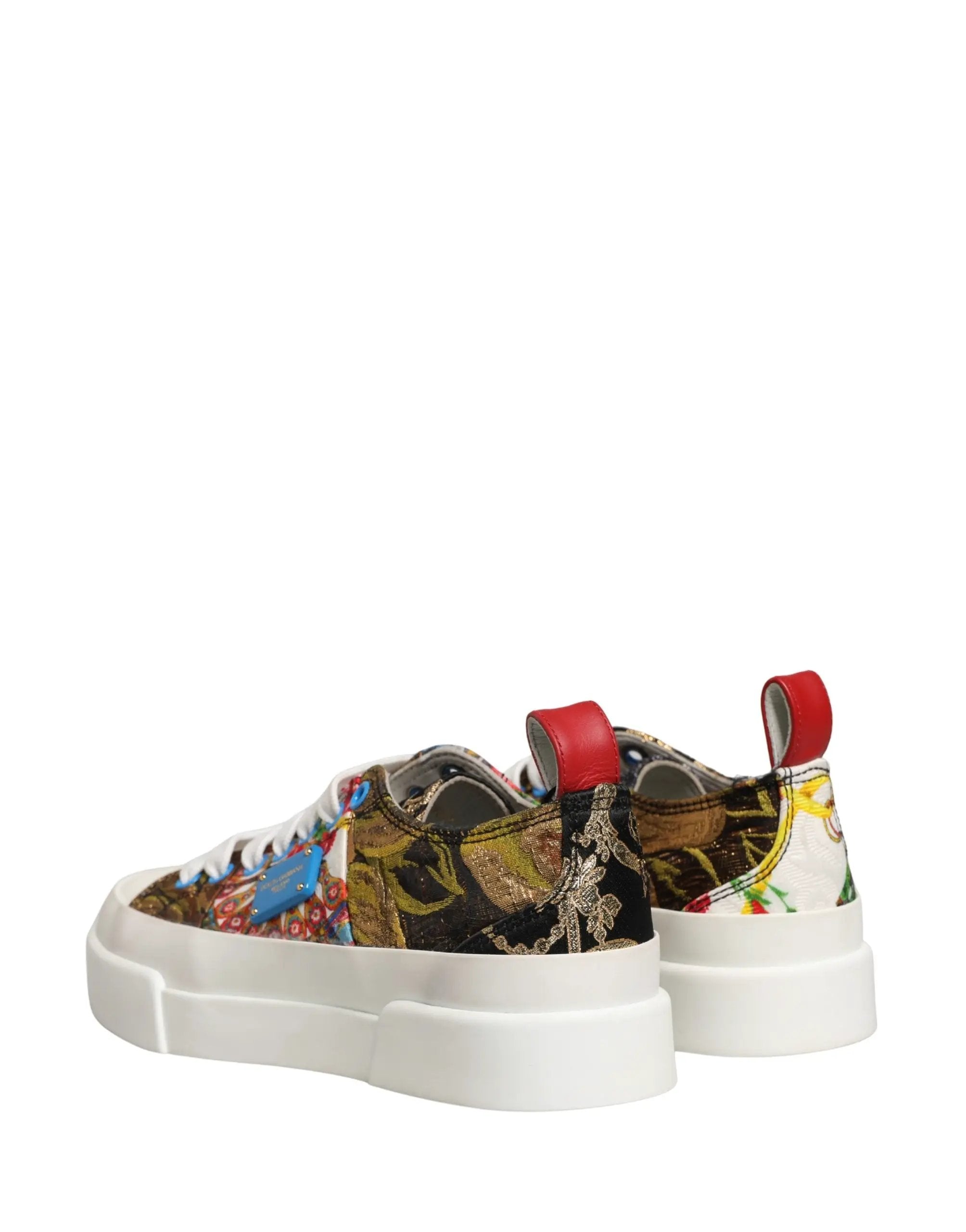 Baskets basses Dolce &amp; Gabbana multicolores patchwork