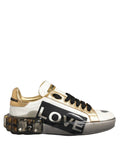 Chaussures Baskets Dolce & Gabbana Multicolor Crystal StuddedLOVE