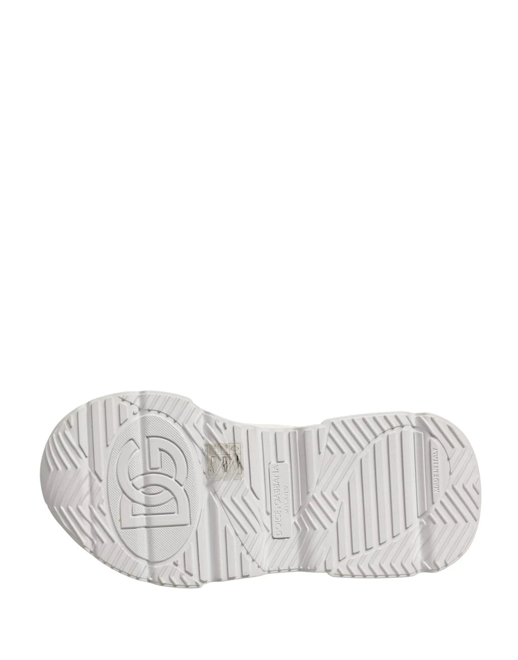 Dolce & Gabbana White Leather Daymaster Low Top Sneakers Shoes