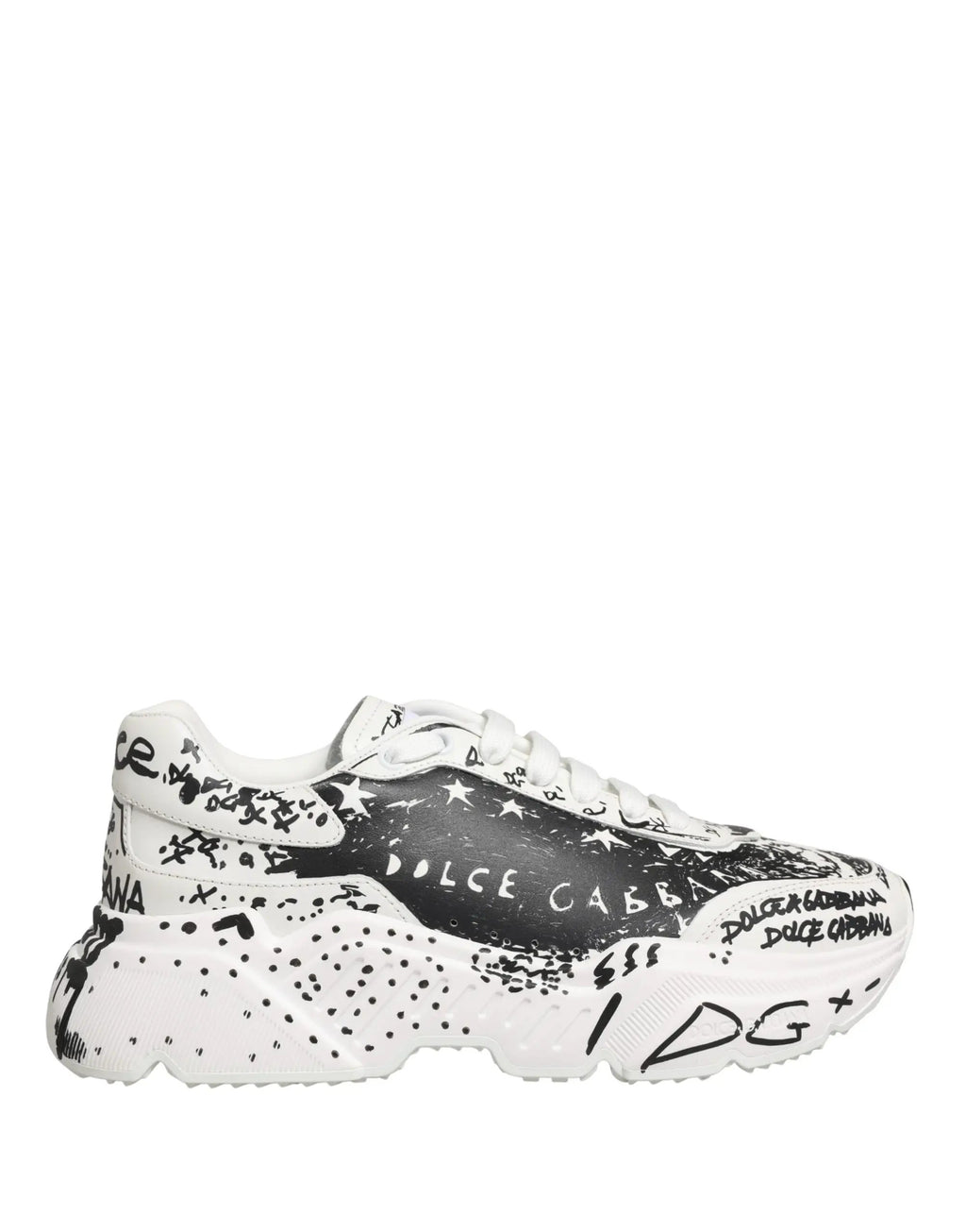 Baskets basses Dolce & Gabbana blanches Daymaster Graffiti
