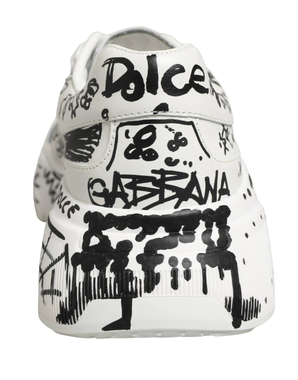 Baskets basses Dolce & Gabbana blanches Daymaster Graffiti