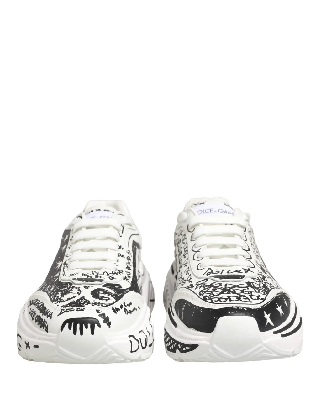 Baskets basses Dolce & Gabbana blanches Daymaster Graffiti
