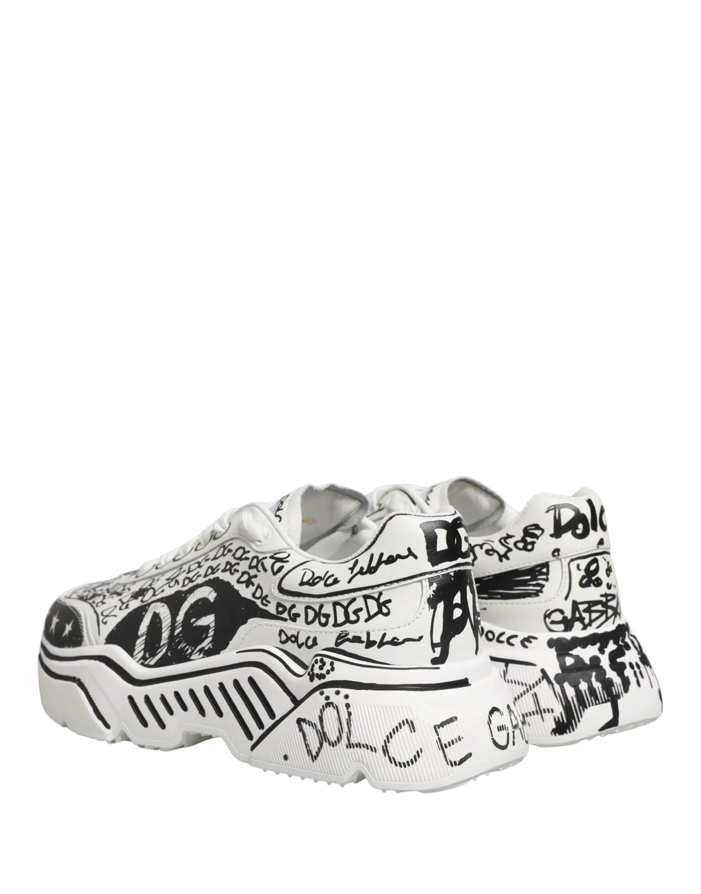 Baskets basses Dolce & Gabbana blanches Daymaster Graffiti