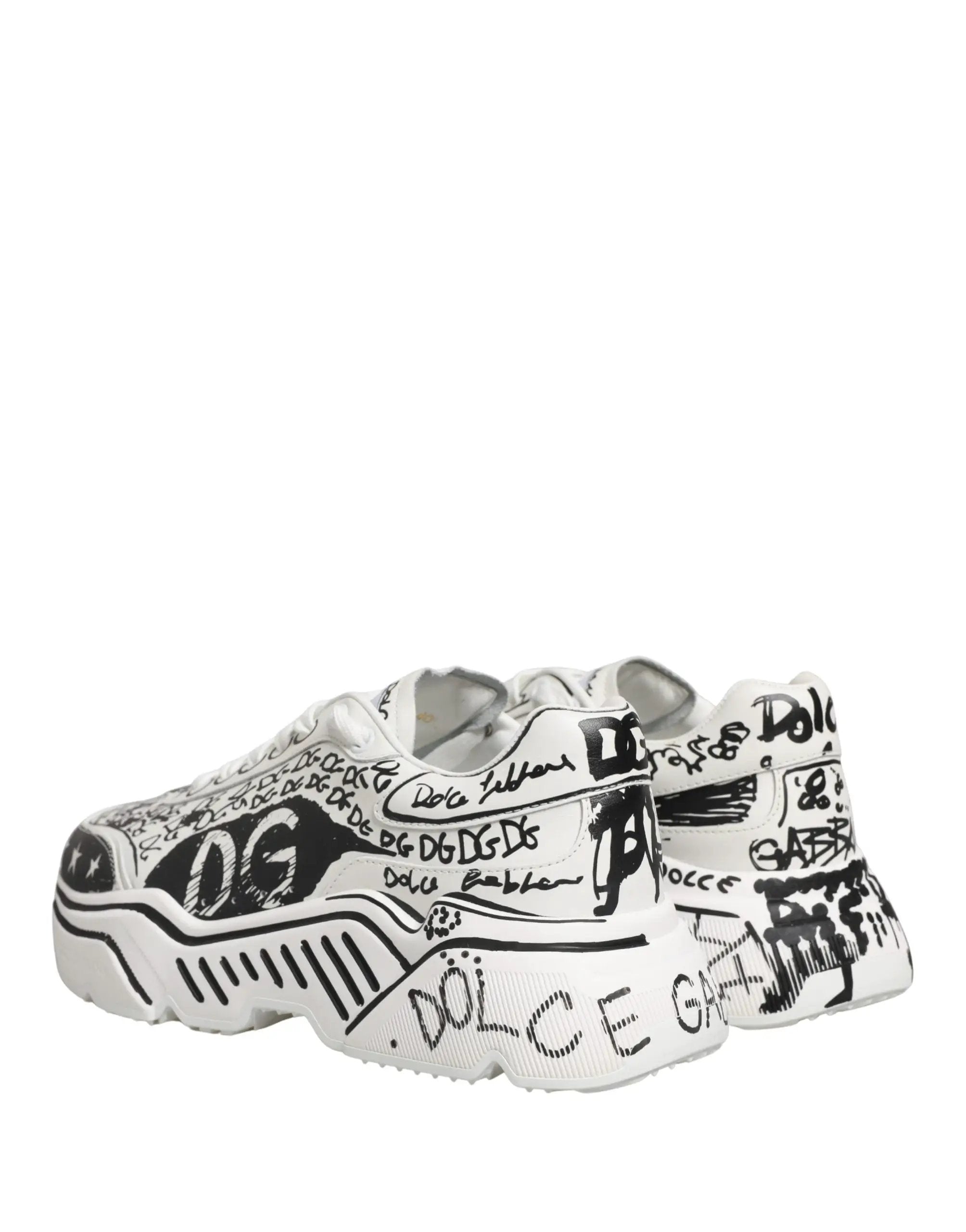 Baskets basses Dolce & Gabbana blanches Daymaster Graffiti