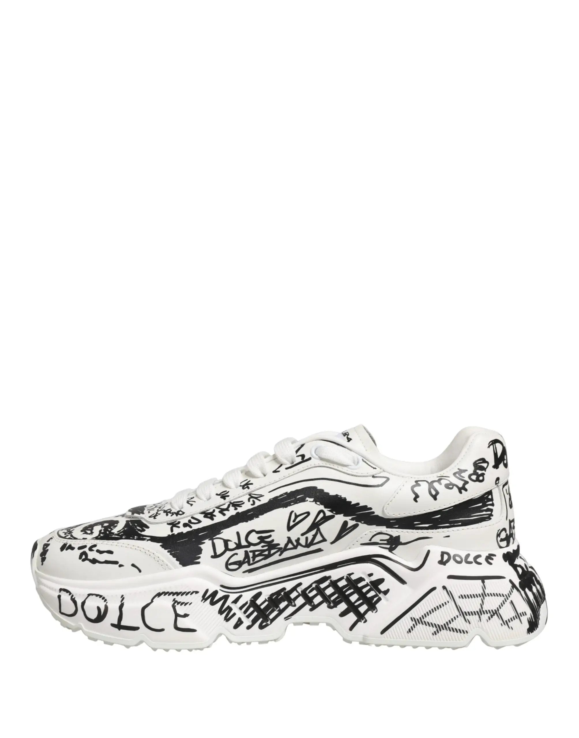 Baskets basses Dolce & Gabbana blanches Daymaster Graffiti