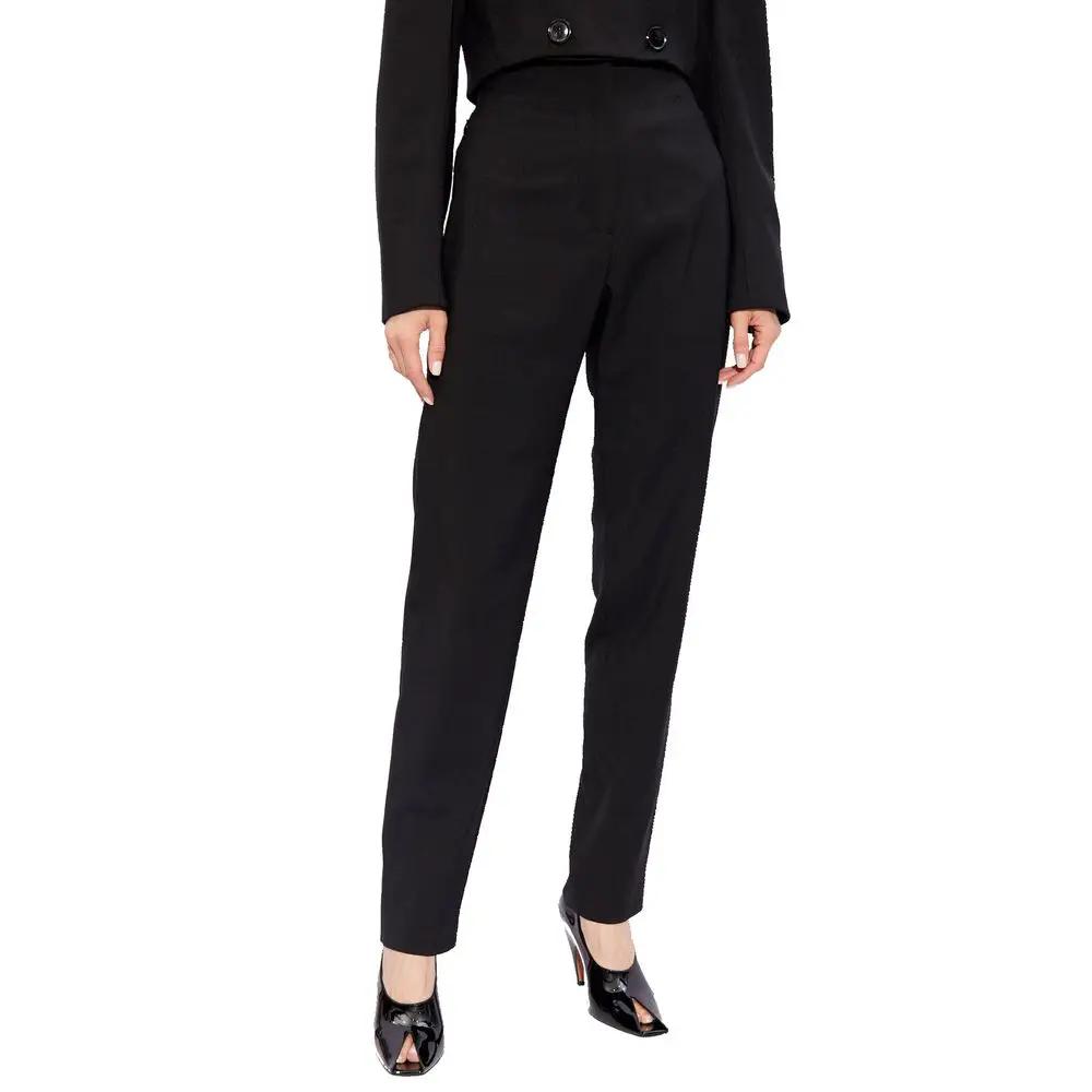 Pantalon de costume Alaïa noir en élasthanne