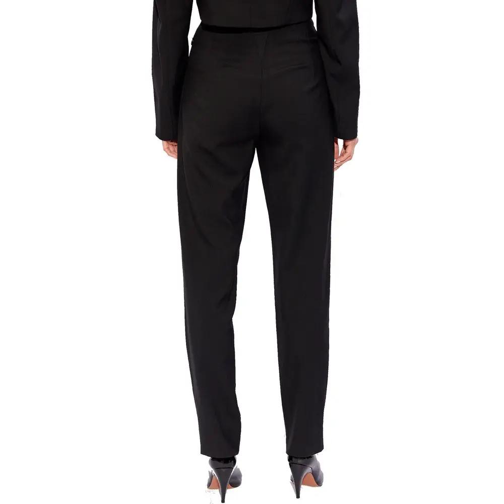 Pantalon de costume Alaïa noir en élasthanne
