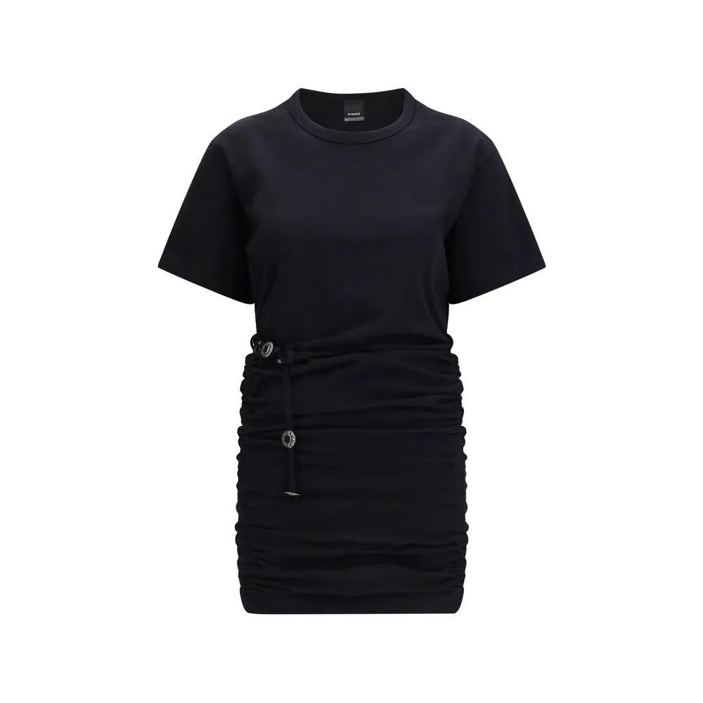 Robe décontractée en coton noir PINKO