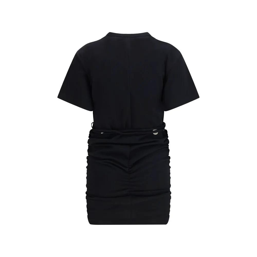 Robe décontractée en coton noir PINKO