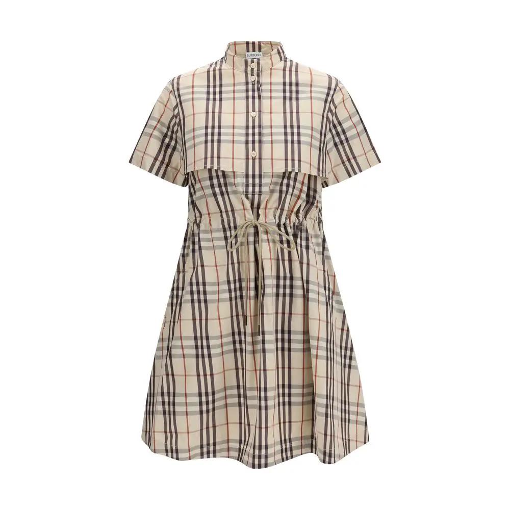 Robe décontractée Burberry en coton beige