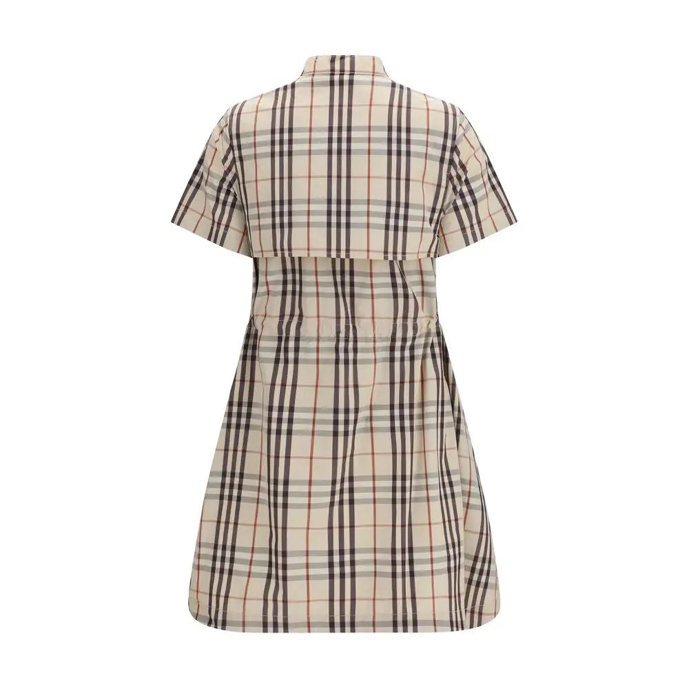 Robe décontractée Burberry en coton beige