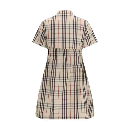 Robe décontractée Burberry en coton beige