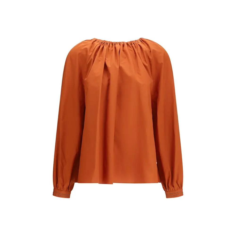 Chemisier en coton orange Marni