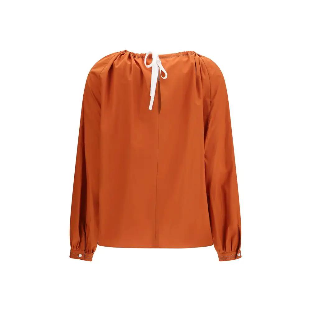 Chemisier en coton orange Marni